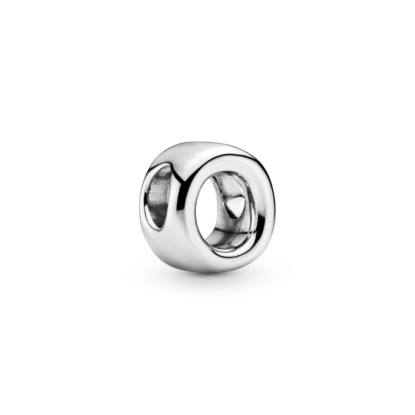 Женский шарм Pandora Letter O Alphabet Charm, Sterling silver, цвет: Серебро — фото 2