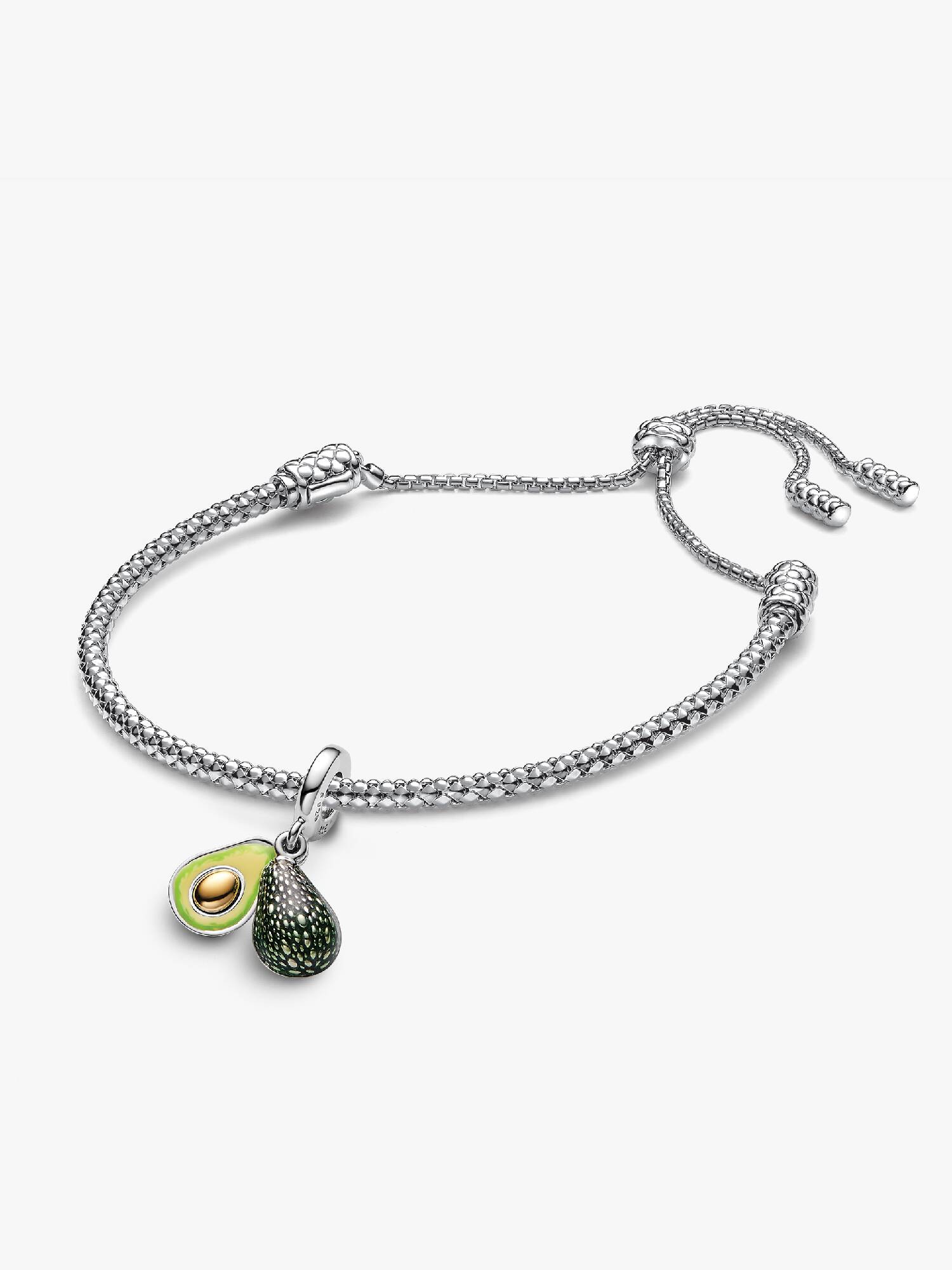 Avocado Dangle Charm Bracelet Set 