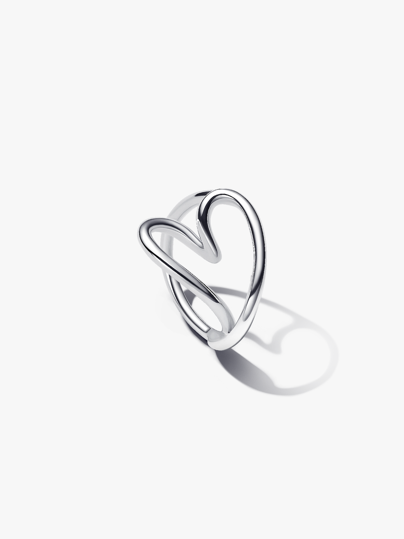 Organically Shaped Heart Ring