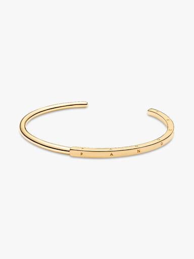 FINAL SALE - Pandora Signature I-D Open Bangle