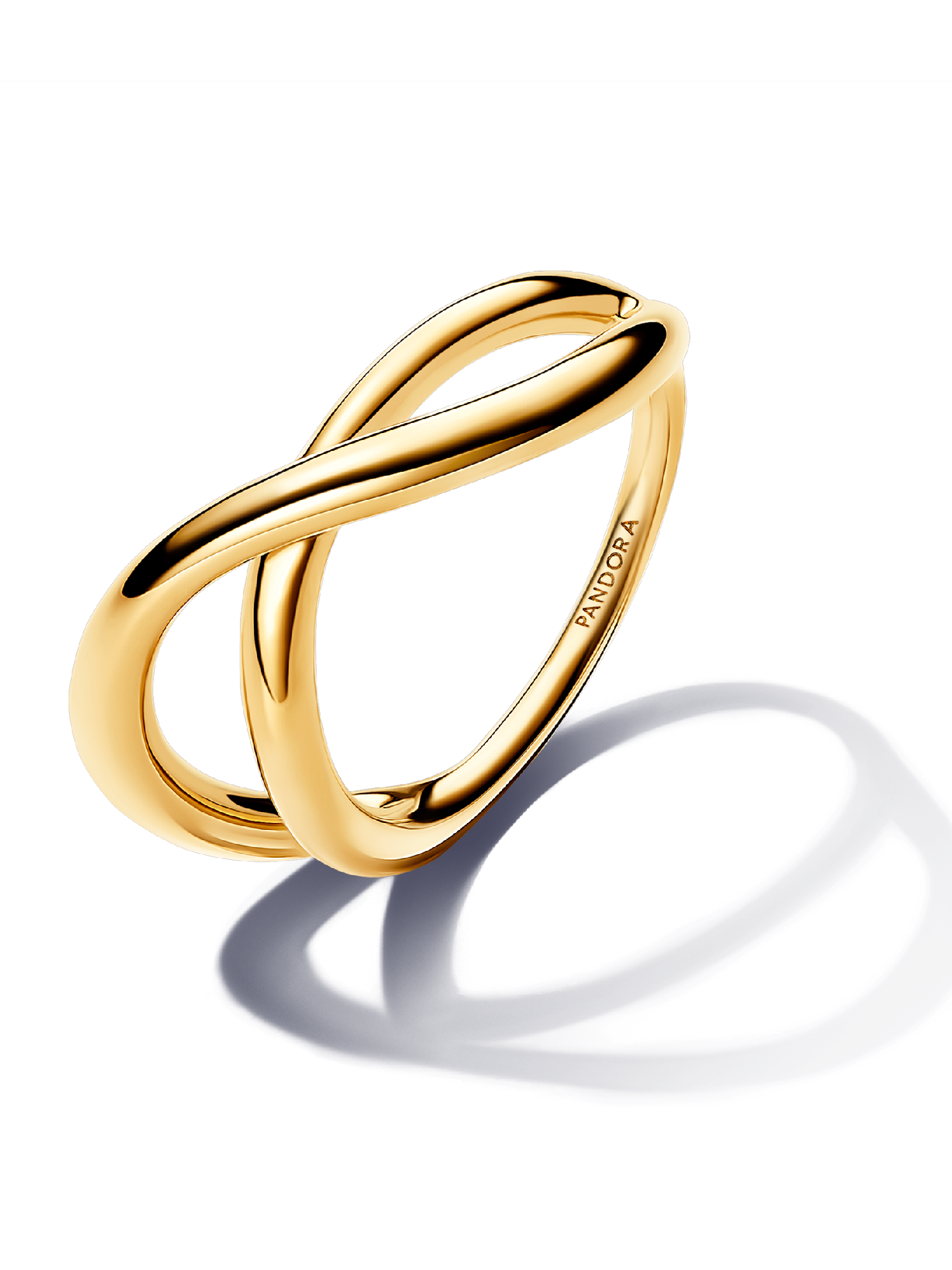 ★ Organically Shaped Infinity Ring