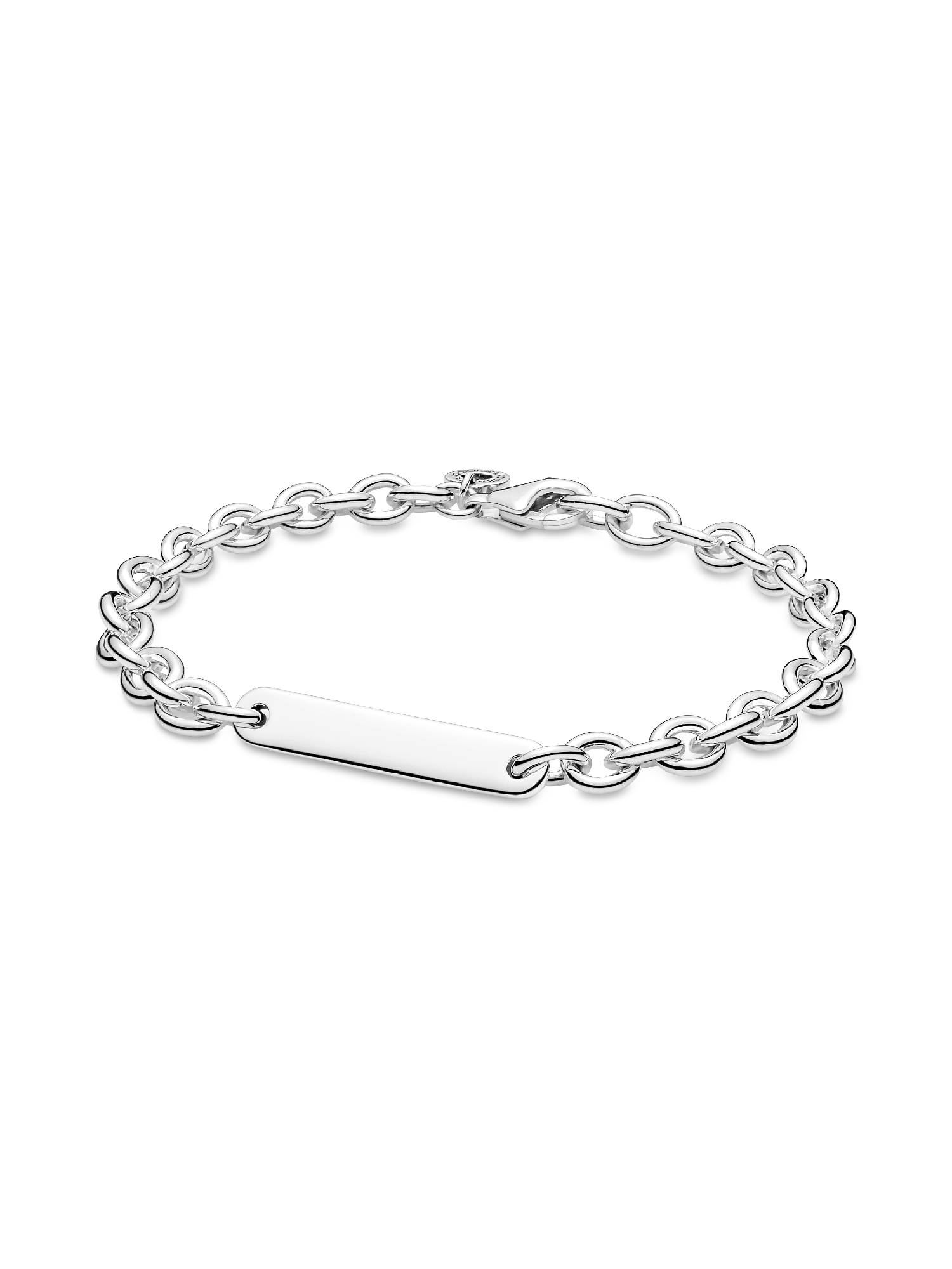Engravable Bar Link Bracelet | Sterling silver | Pandora US