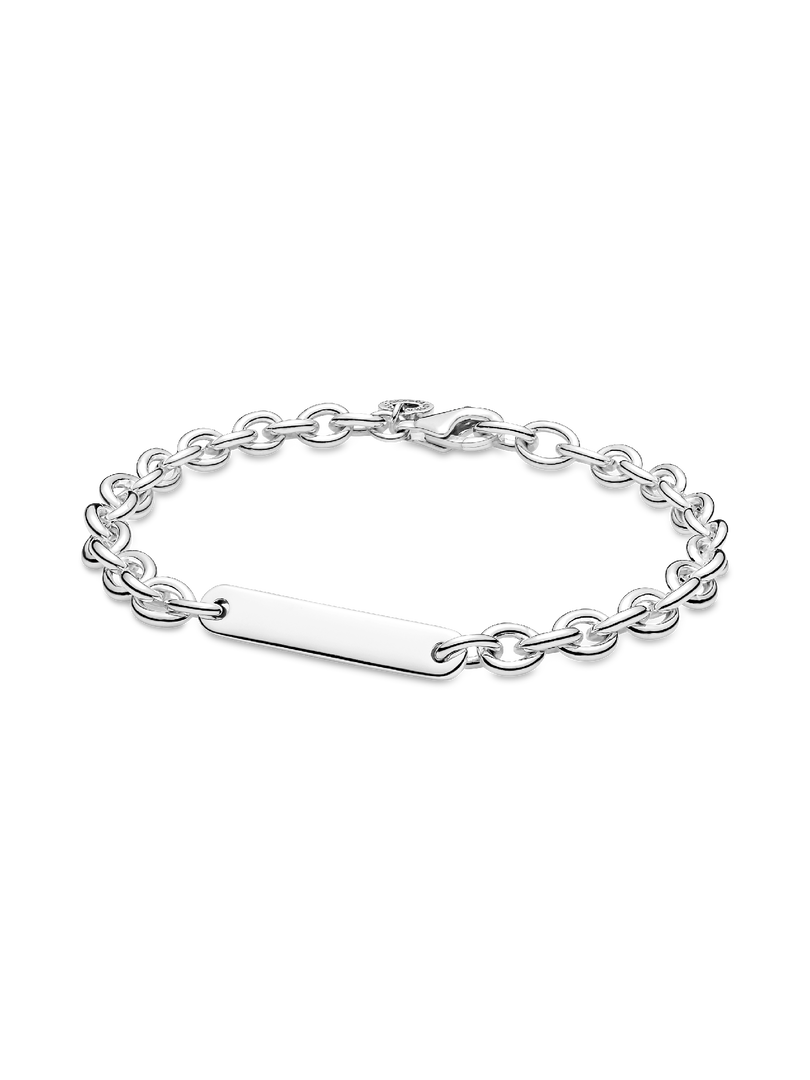 Engravable Bar Link Bracelet