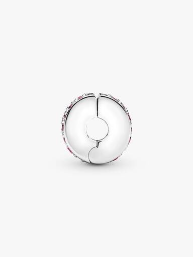 Pink Pavé Clip Charm
