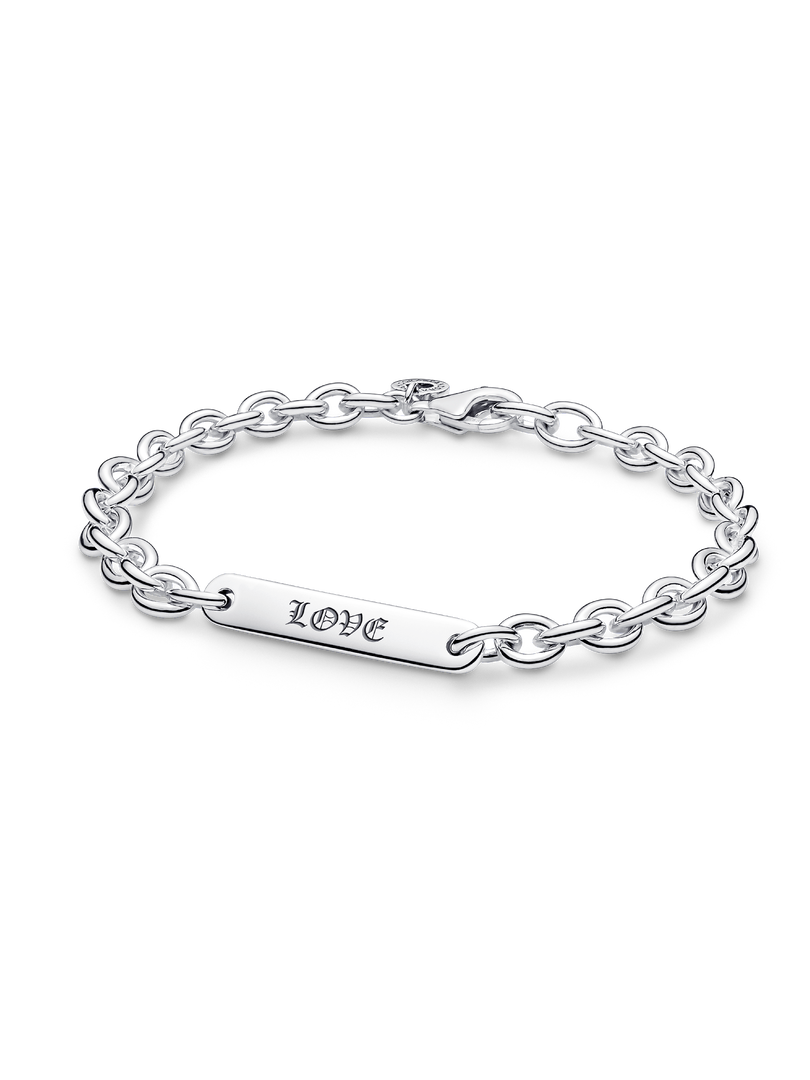 Engravable Bar Link Bracelet