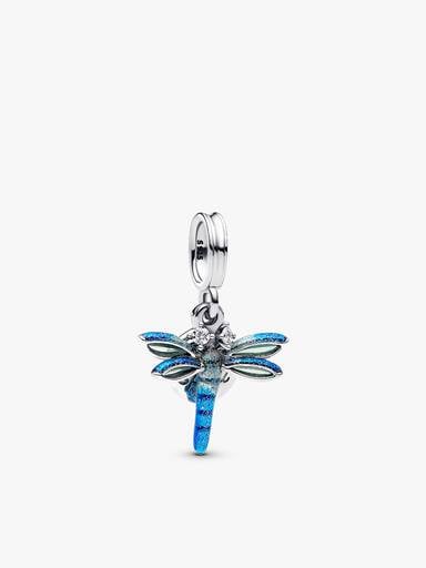 Dragonfly Dangle Charm Bracelet Set