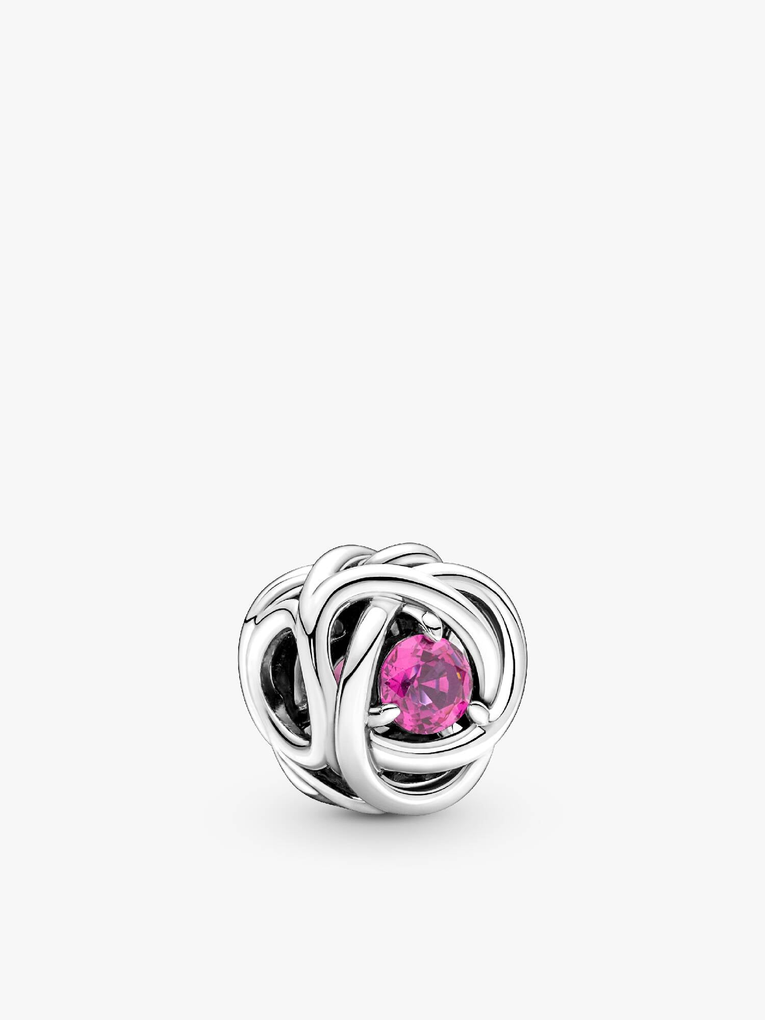 FINAL SALE - October Pink Eternity Circle Charm