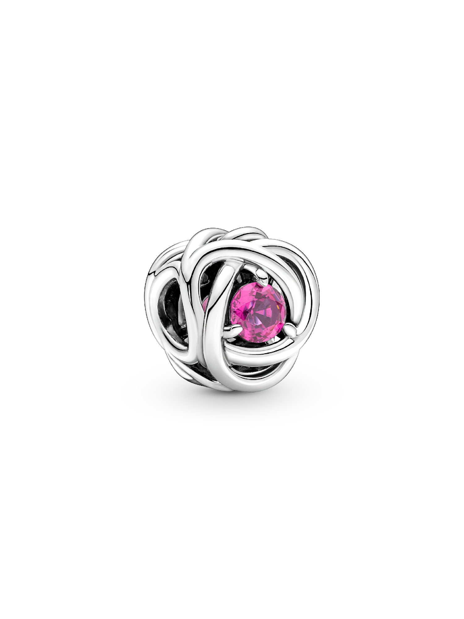 October Pink Eternity Circle Charm
