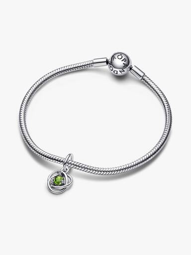 FINAL SALE - Spring Green Eternity Circle Dangle Charm