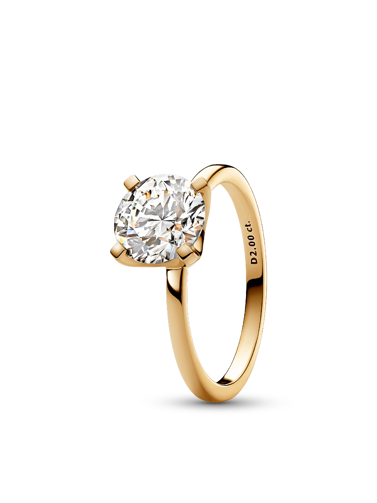 Женские кольца Pandora Era 14k Gold Lab-grown Diamond #153227C01, цвет: Золотой