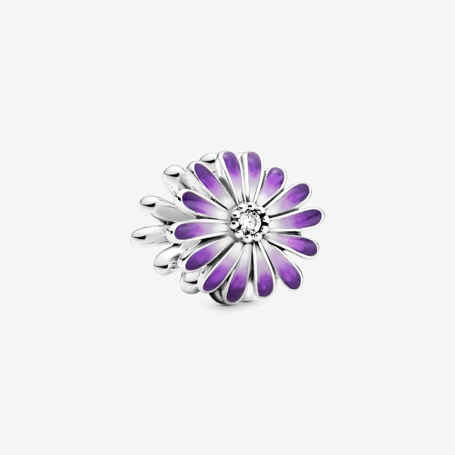 At bidrage ødemark Il Purple Daisy Charm | Sterling silver | Pandora US