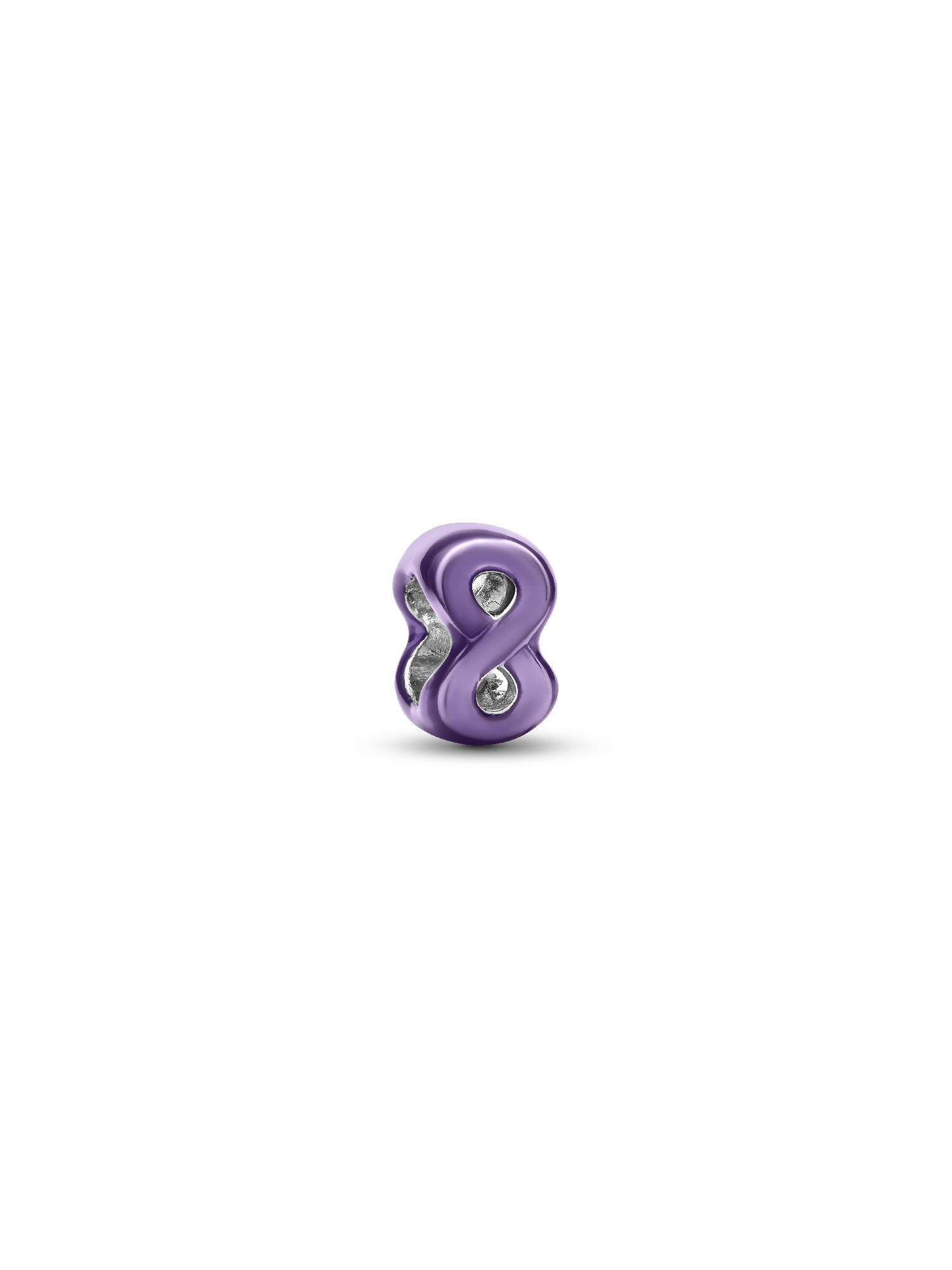 Purple Infinity Mini Charm
