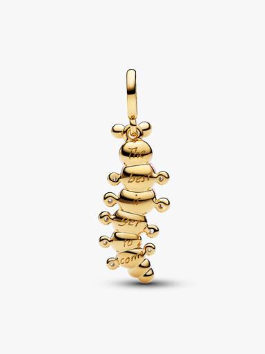 Pink Caterpillar Charm