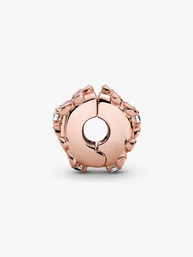 Pink Daisy Spacer Clip Charm