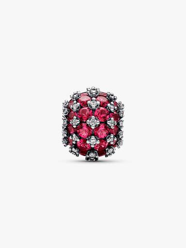 FINAL SALE - Sparkling Pavé Round Pink Charm