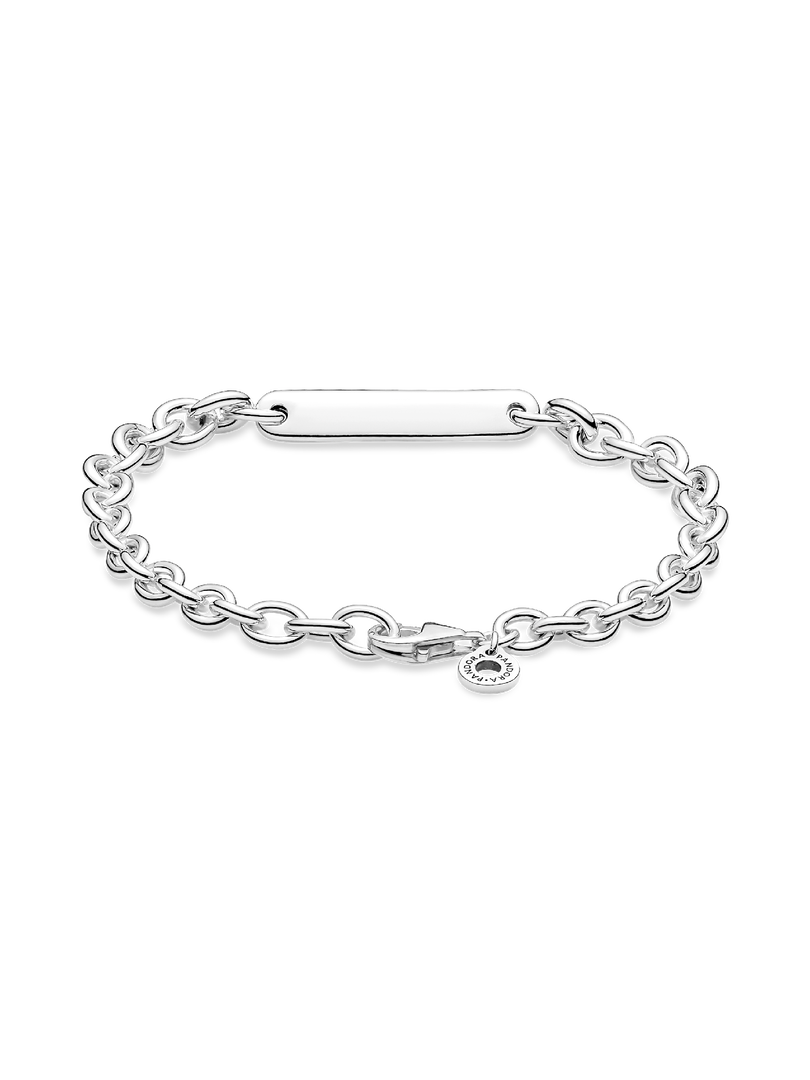 Engravable Bar Link Bracelet
