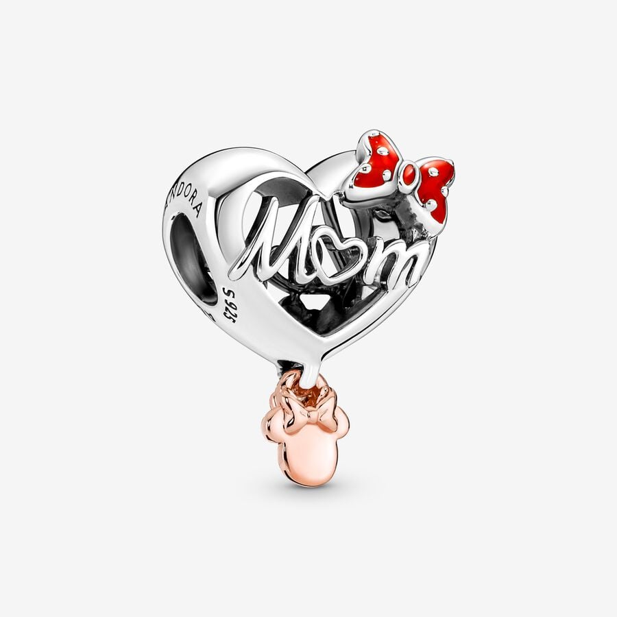 Disney Minnie Mouse Mom Heart Charm image number 0