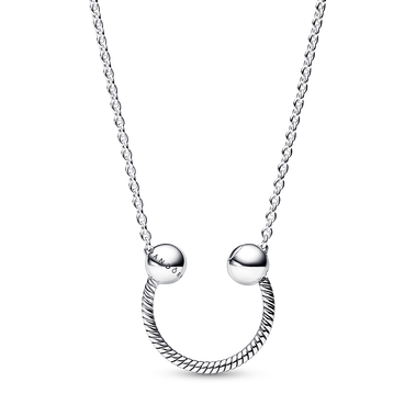 FINAL SALE - Pandora Moments U-shape Charm Pendant Necklace