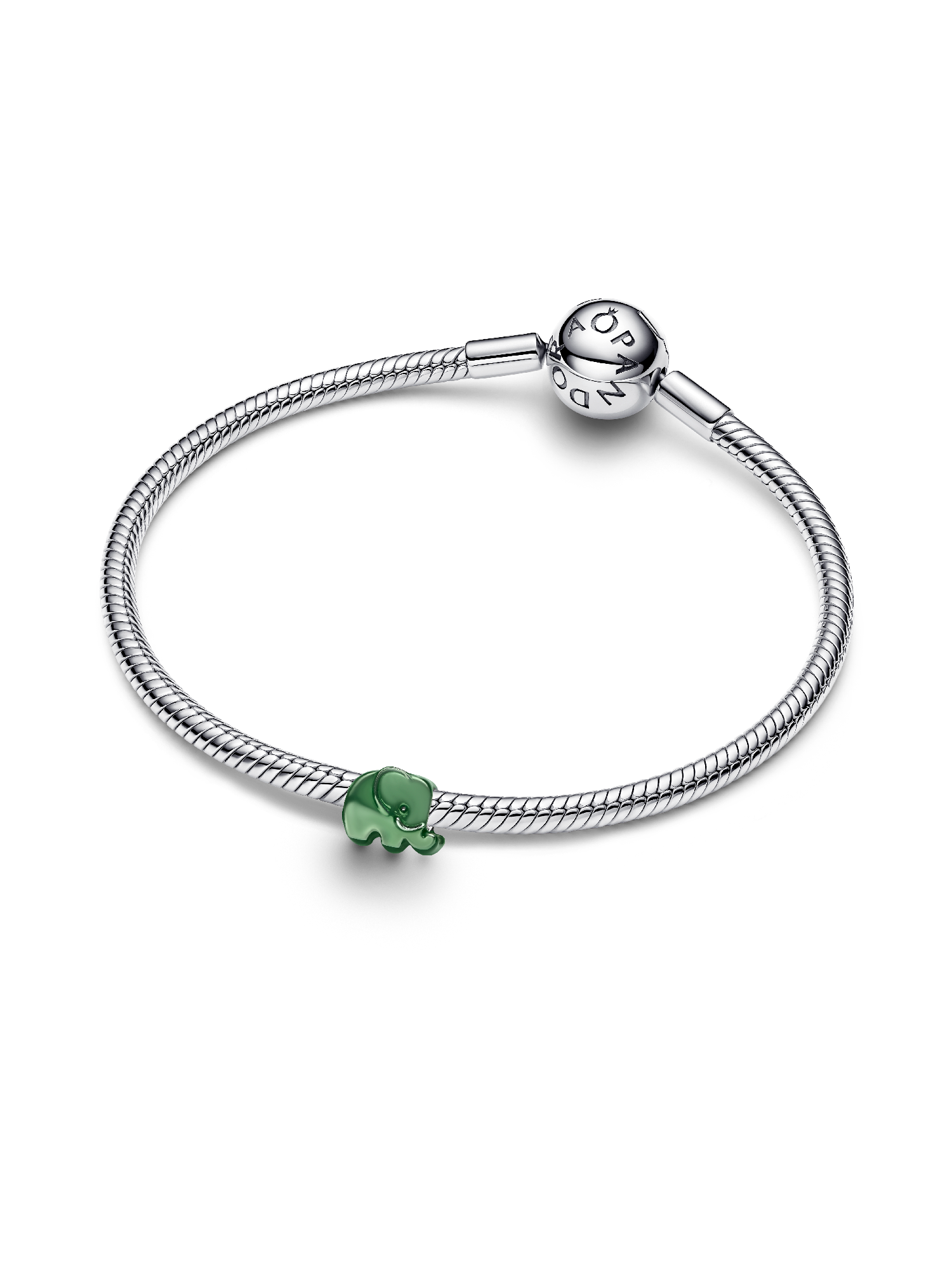 Green Elephant Mini Charm