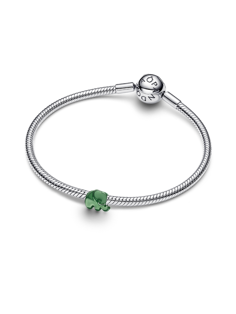 Green Elephant Mini Charm