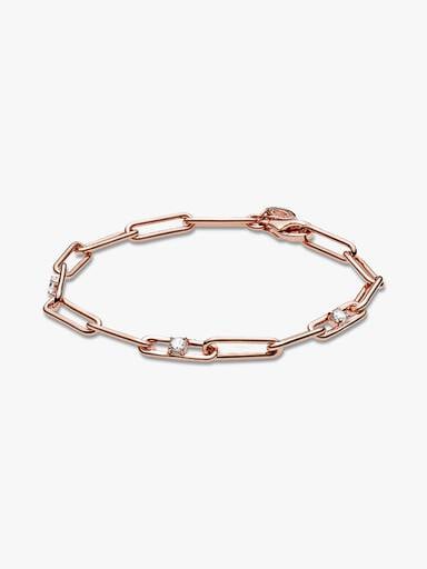 FINAL SALE - Link Chain & Stones Bracelet