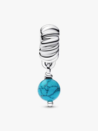Turquoise-colored Dangle Charm