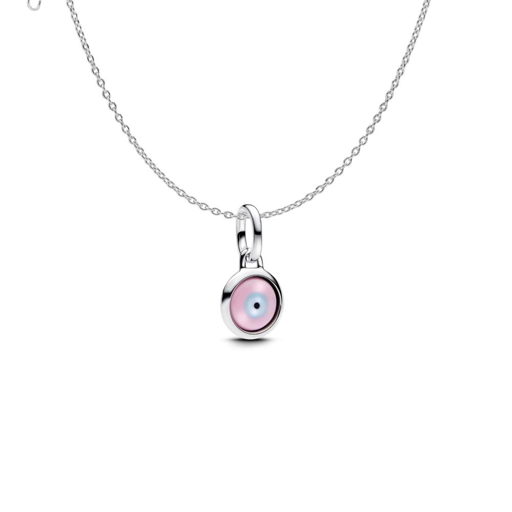 Mini Evil Eye Charm Necklace Set