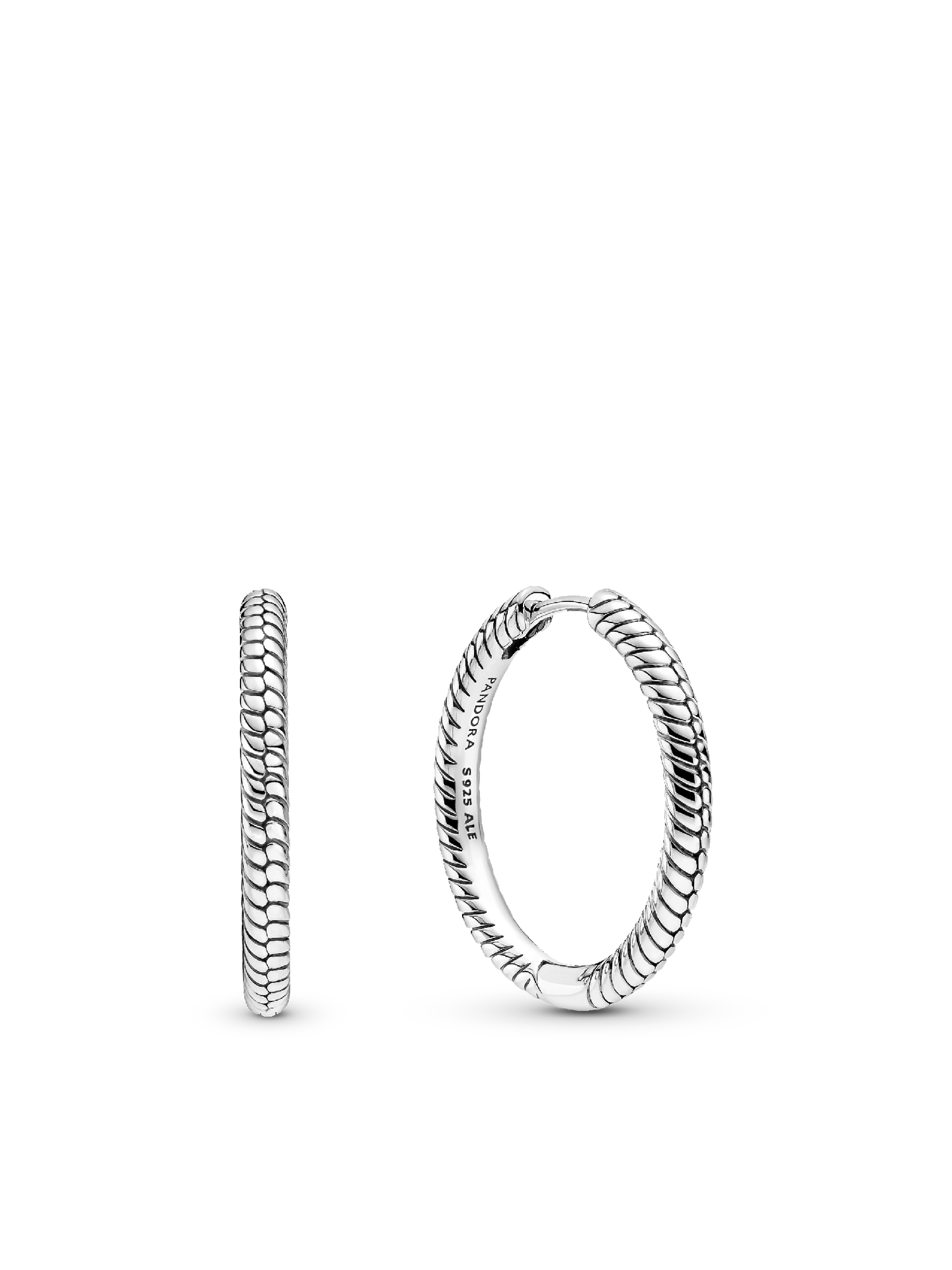Женские серьги Pandora Moments Charm, Sterling silver, цвет: Серебро — фото 1