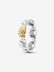 Sunflower Two-Tone Band Ring Sunflower Two-Tone Band Ring