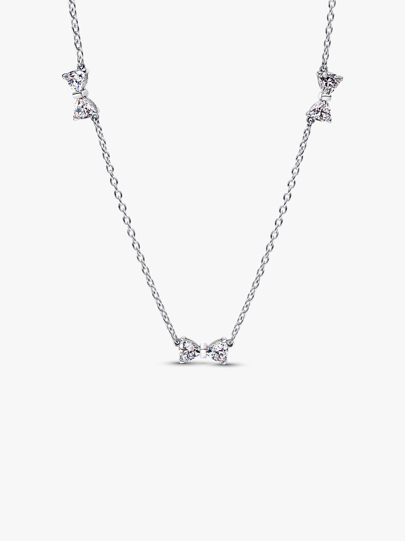Bow Station Chain Necklace