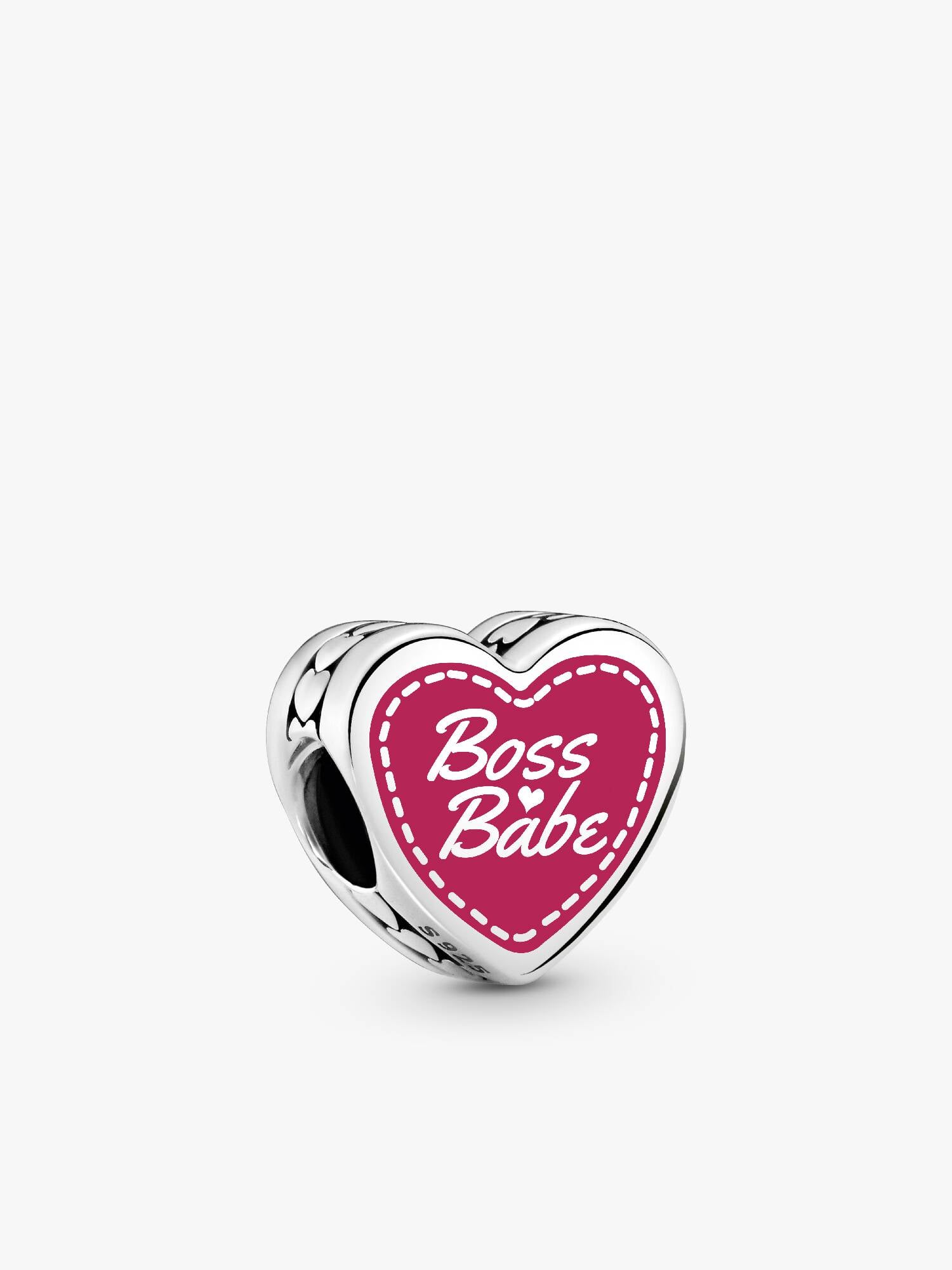 Boss Babe Heart Charm