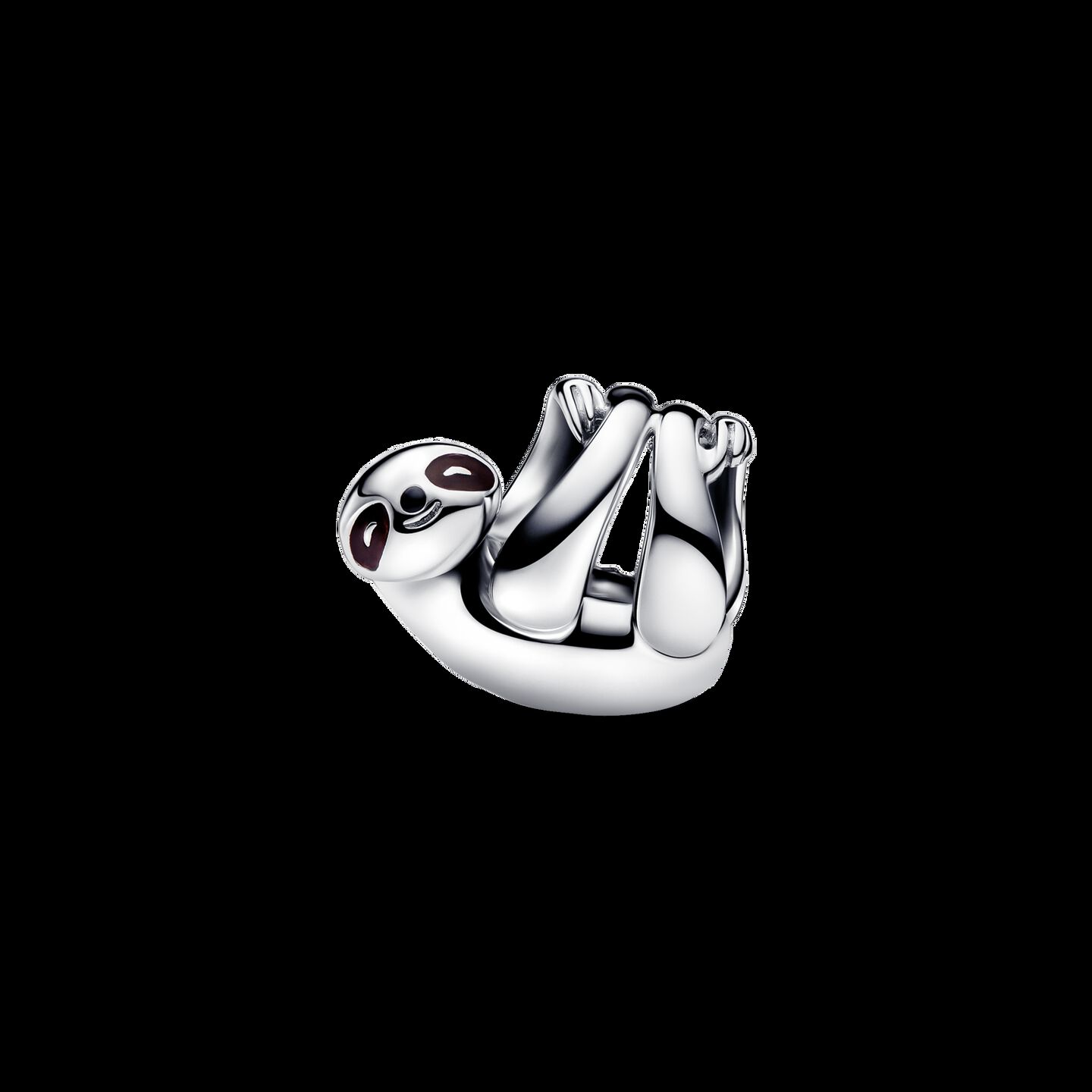 Женский шарм Pandora Hanging Sloth Charm, цвет: Серебро — фото 2
