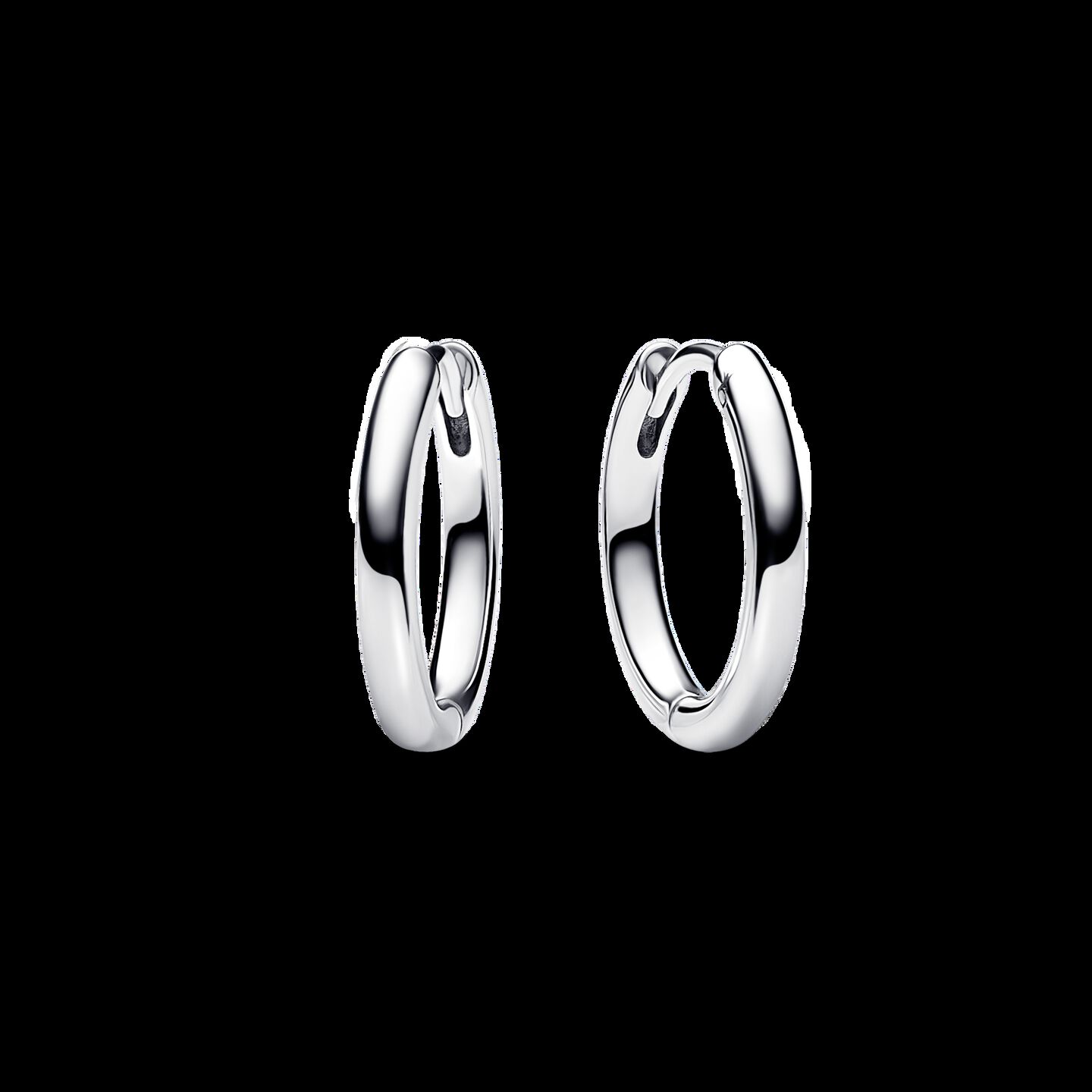 Женские серьги Pandora Moments 18 mm Charm, цвет: Серебро — фото 2