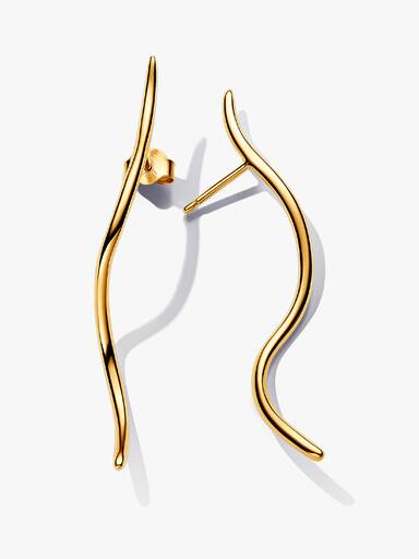 FINAL SALE - Organically Shaped Wire Stud Earrings