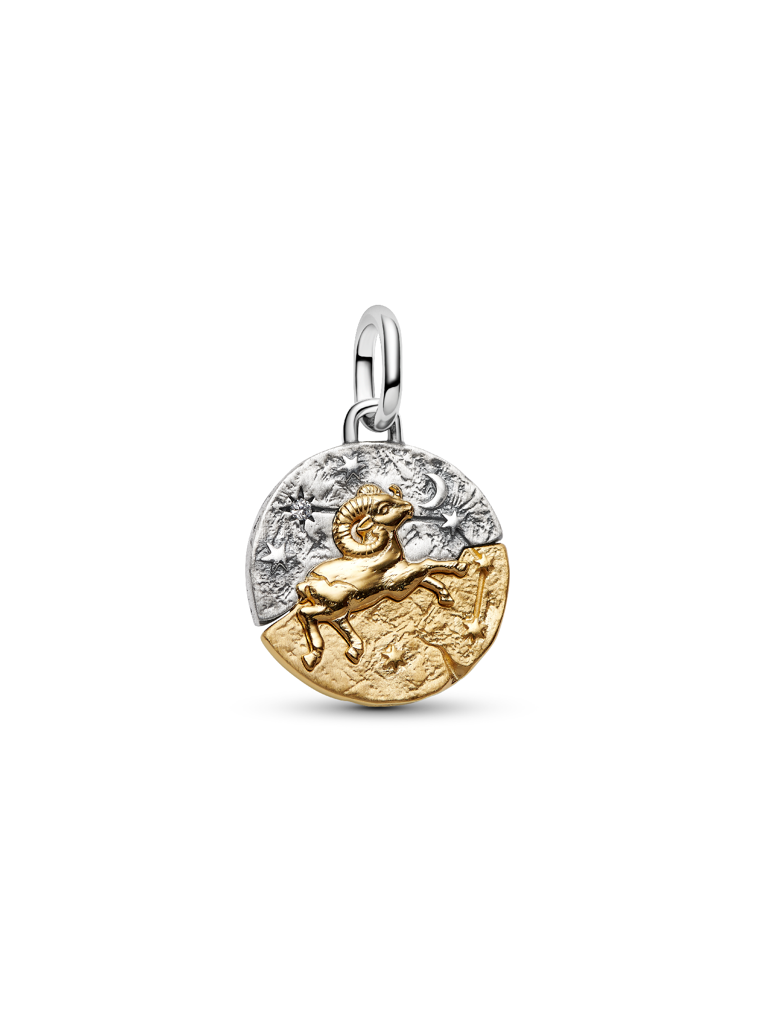 Aries Zodiac Medallion Charm