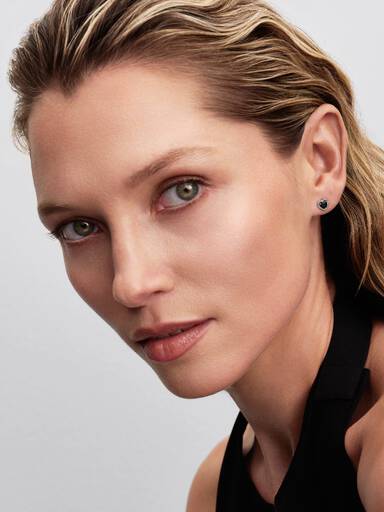 Elevated Heart Stud Earrings