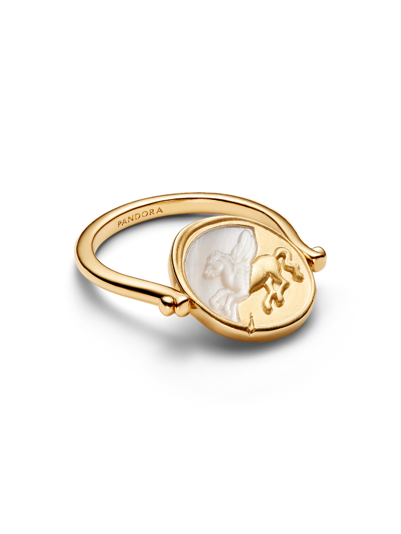 Pegasus Reversible Medallion Ring