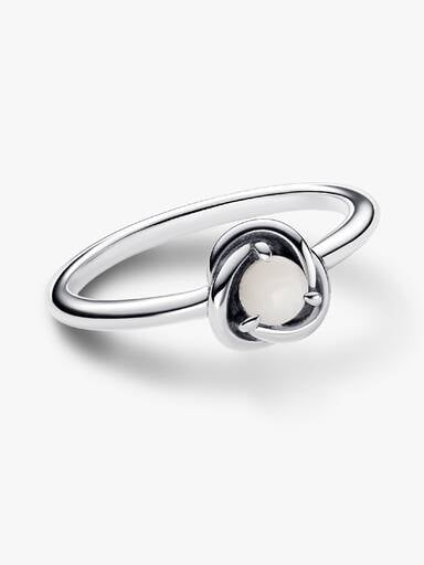 June Birthstone Eternity Circle Ring