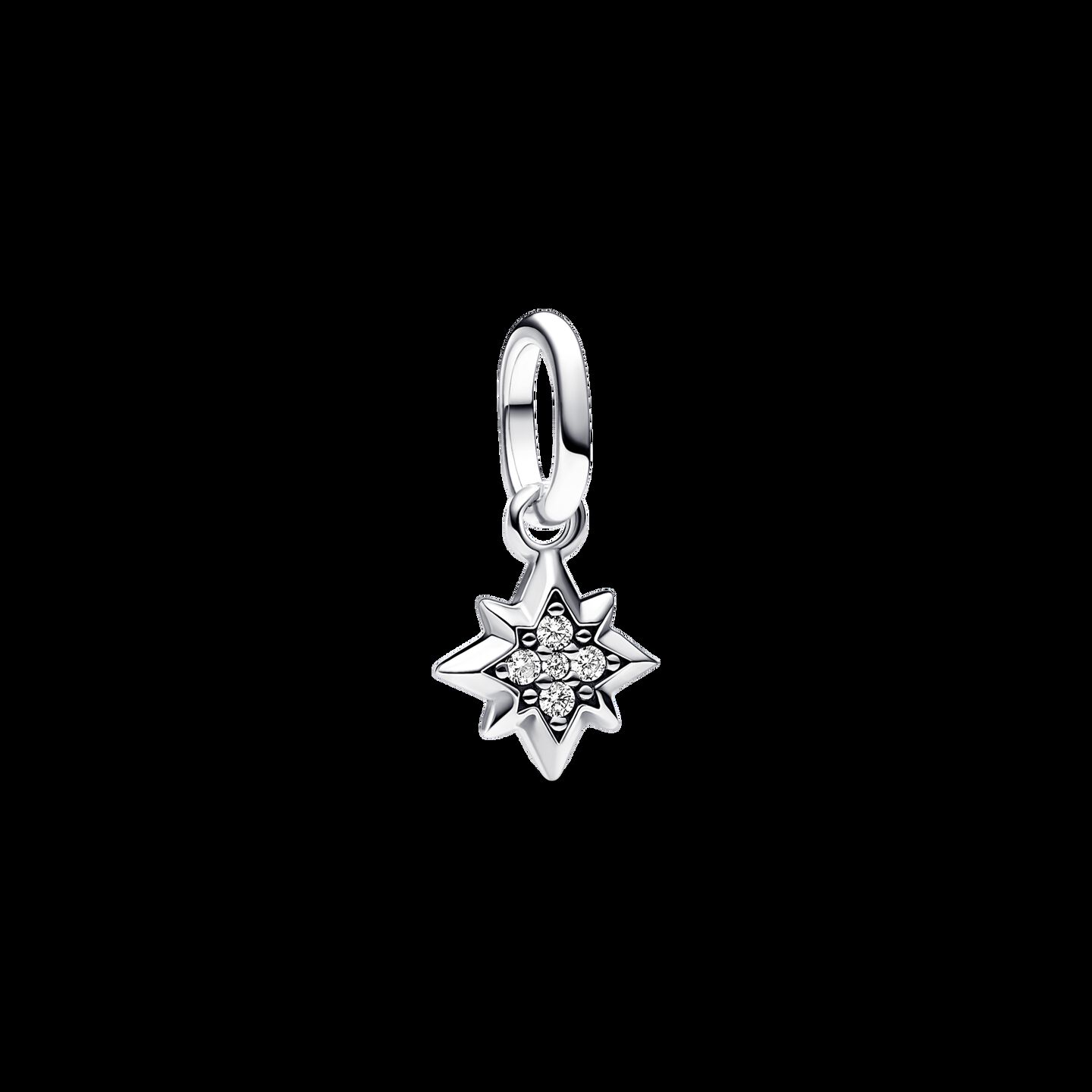 Шарм Pandora Star Mini Dangle Charm, цвет: Серебро — фото 2