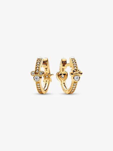 FINAL SALE - Disney Mickey Mouse & Minnie Mouse Sparkling Hoop Earrings