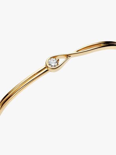 Pandora Infinite 14k Gold Lab-grown Diamond Bangle