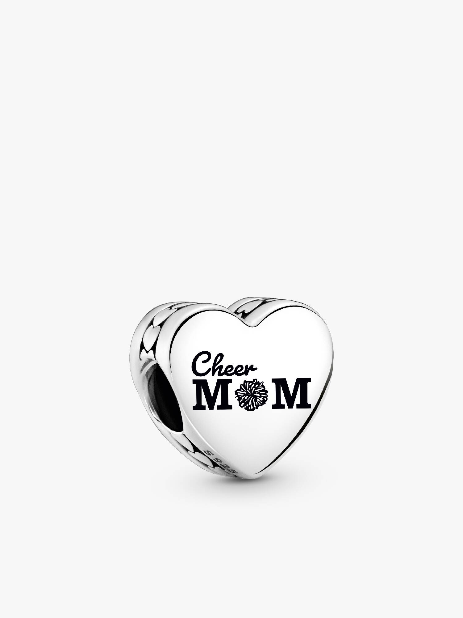 Cheer Mom Heart Charm