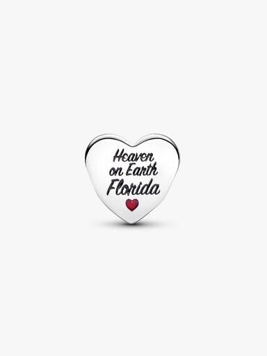 Florida Heart Charm
