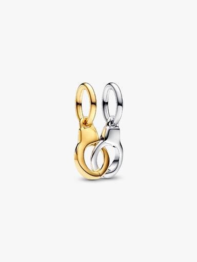 FINAL SALE - Openable & Splittable Handcuffs Dangle Charm