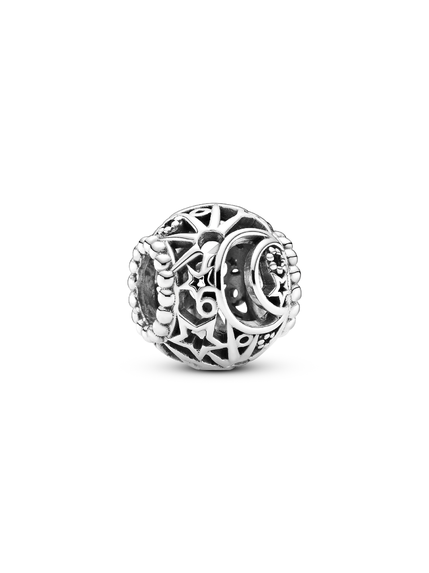 Openwork Sun, Stars & Moon Charm