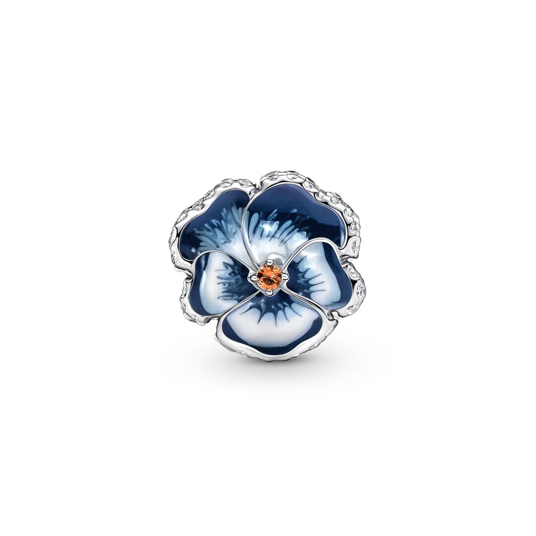 Pansy Flower Charm