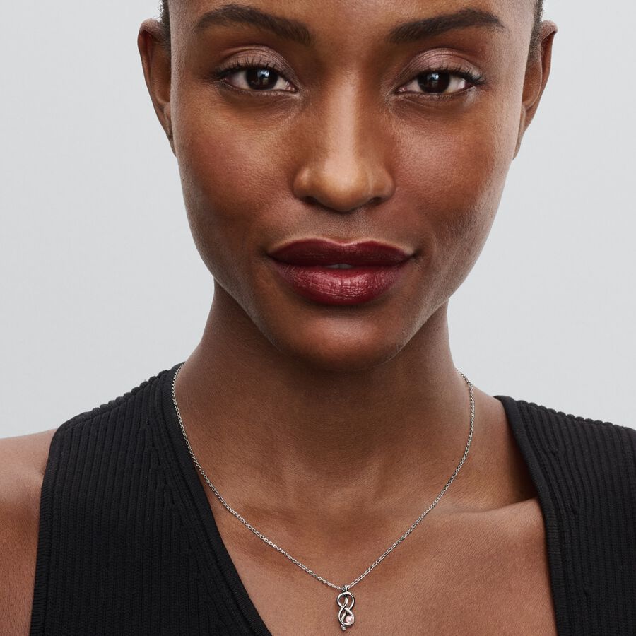 Infinity Knot Collier Necklace | Sterling silver | Pandora US