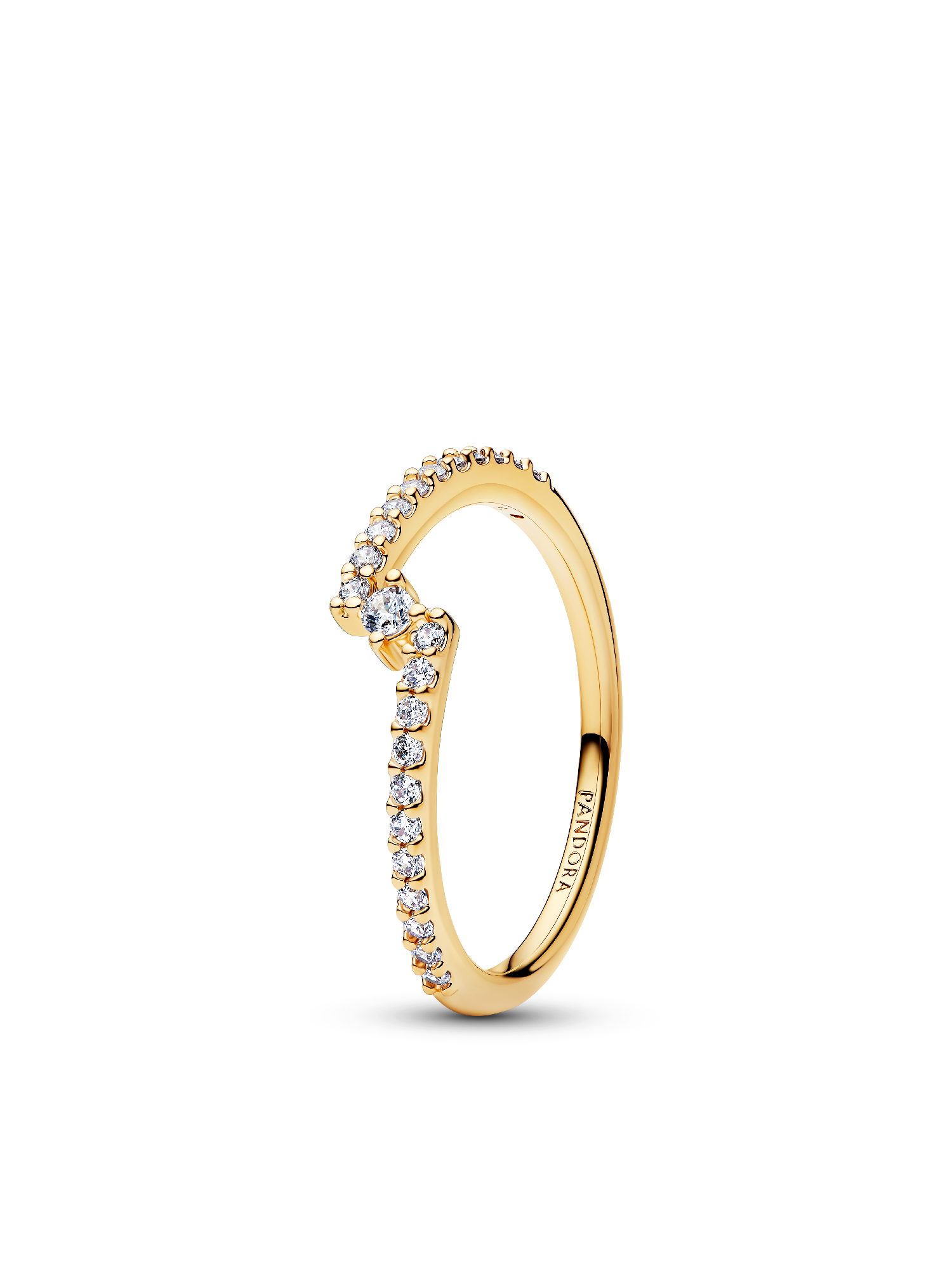 Split Solitaire Pavé Ring Stack