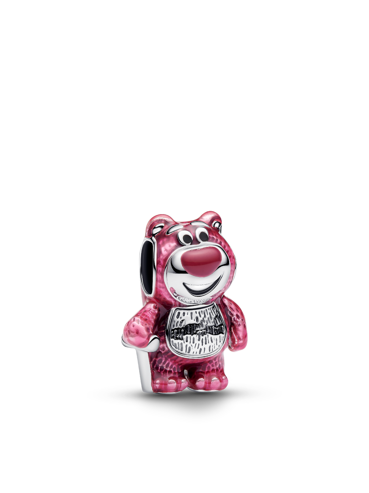 Женский шарм Pandora Disney Pixar Villains Lotso Bear Scented Charm, цвет: Серебро — фото 1