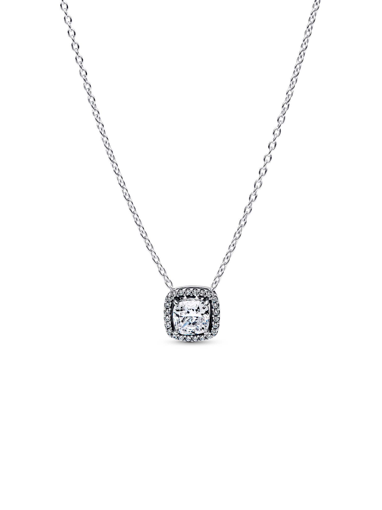 Halo Pendant Collier Necklace